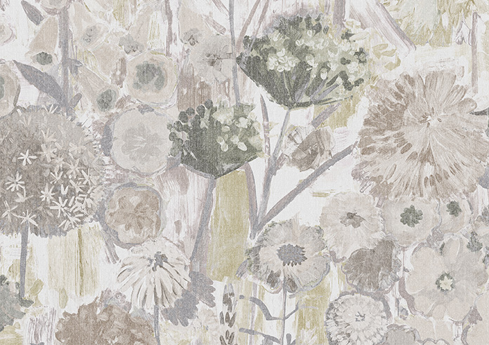 Wildflowers, Natural - Twist&Fit Roman Blind - Image 8